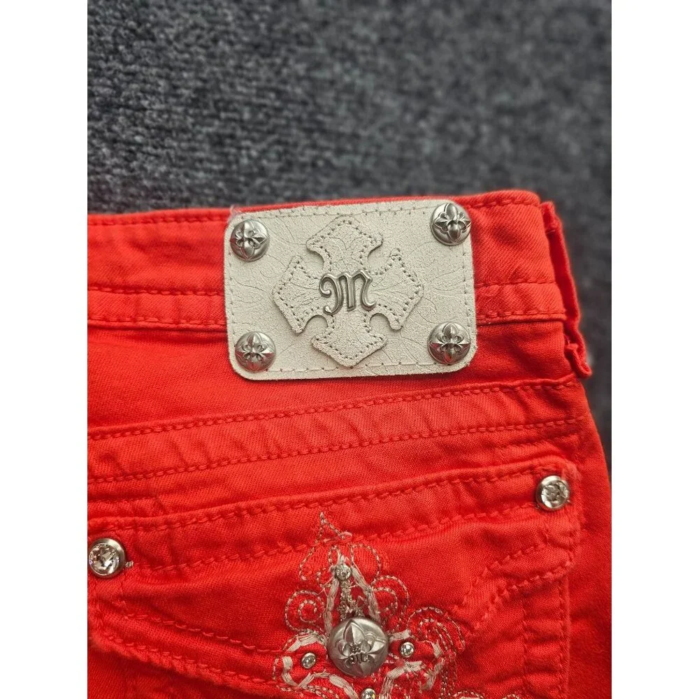 Miss Me Red Skinny Jeans - Picture 2 of 10